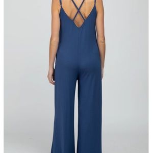 Pink Blush Maternity Jumpsuit